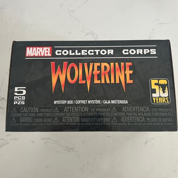 Funko Marvel Collector Corps Wolverine 50 Years Mystery Box – NIB – 5 PCS - Picture 3 of 5